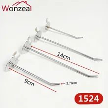 

2pcs/Lot Apple Shape Cold Rolled Steel Super Market Hook Display Hooks Single Line Cold-rolled Steel Pegboard Hooks#1524