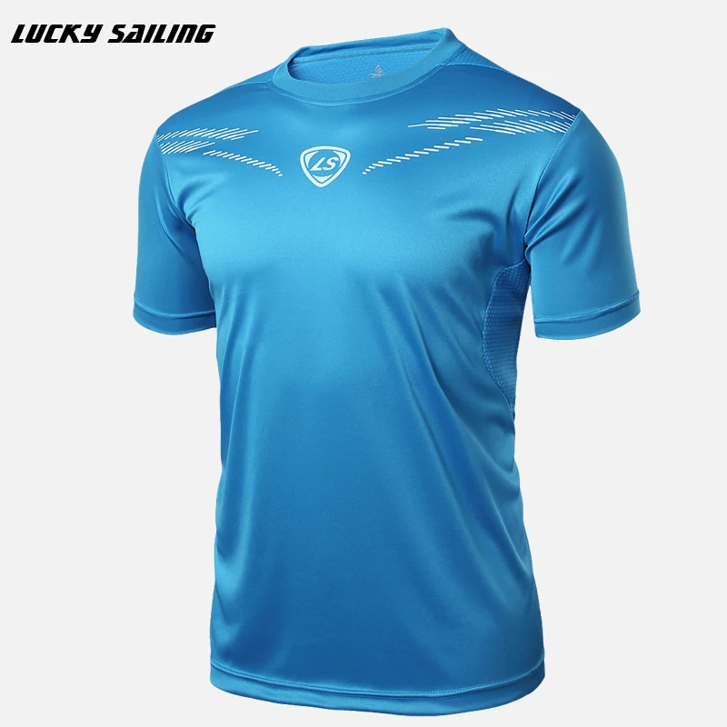 

FANNAI Brand Summer Style Men's Soccer jerseys 2018 Sales Camisas Short Sleeve Quick Dry Tees Slim Fit Running T-shirt Clothing