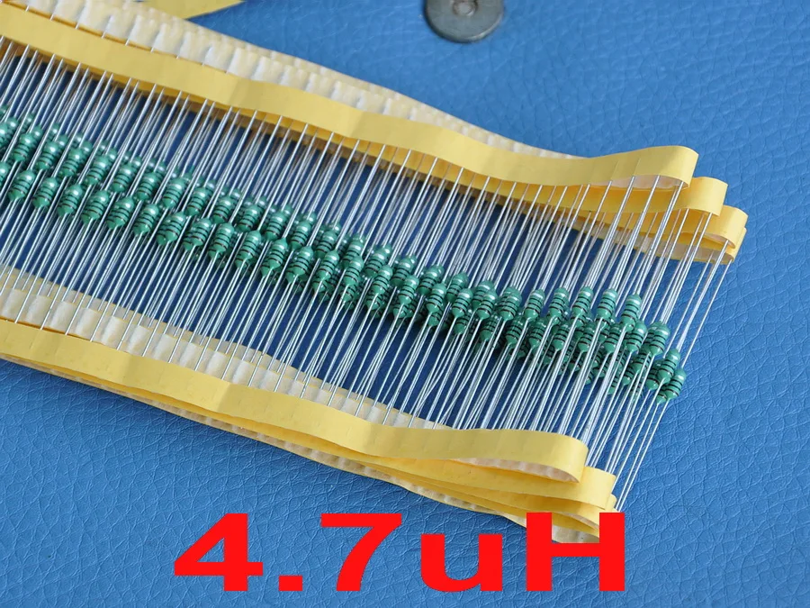 

( 3000 pcs/lot) 4.7uH Axial Color Ring Fixed Inductor, 0307, 1/4W