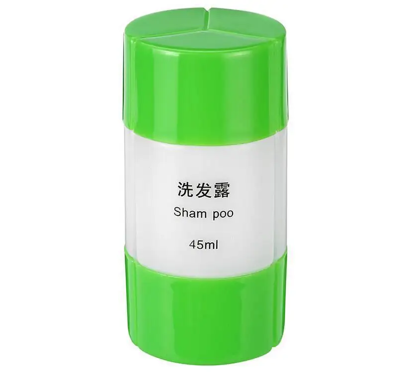 

3 In 1 Portable Plastic Empty Shampoo Skin Bath Cream Bottles Convenient Travel Storage Bottle Container Set 6 Colors Available