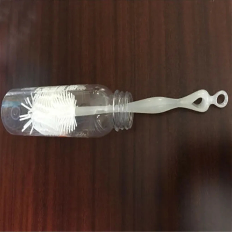 Портативный силиконовые ложки с длинной ручкой щетки для мытья чашки бутылка для детского молока Стекло средство для мойки чашек щетка