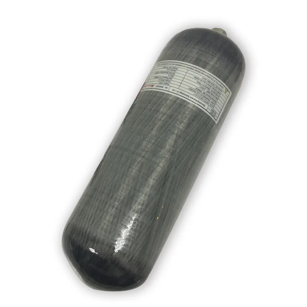 Цилиндр из углеродного волокна AC1090 Acecare 9L 4500Psi PCP для дайвинга HPA Пейнтбольный бак
