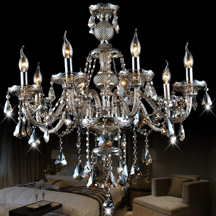 

Modern Crystal Chandelier Living Room lustres de cristal Decoration Tiffany Pendants and Chandeliers Home Lighting Indoor Lamp
