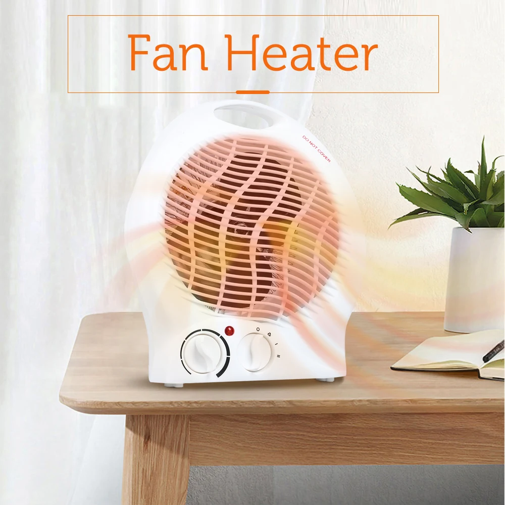 Household Fan Heater Two Heat Settings Warm Air Blower