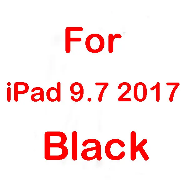 Xundd противоударный чехол для iPad Pro 10,5 11 дюймов прозрачный Анти-осенний защитный чехол для планшета для iPad 9,7 / Mini 4 - Цвет: for 2017 9.7-Black