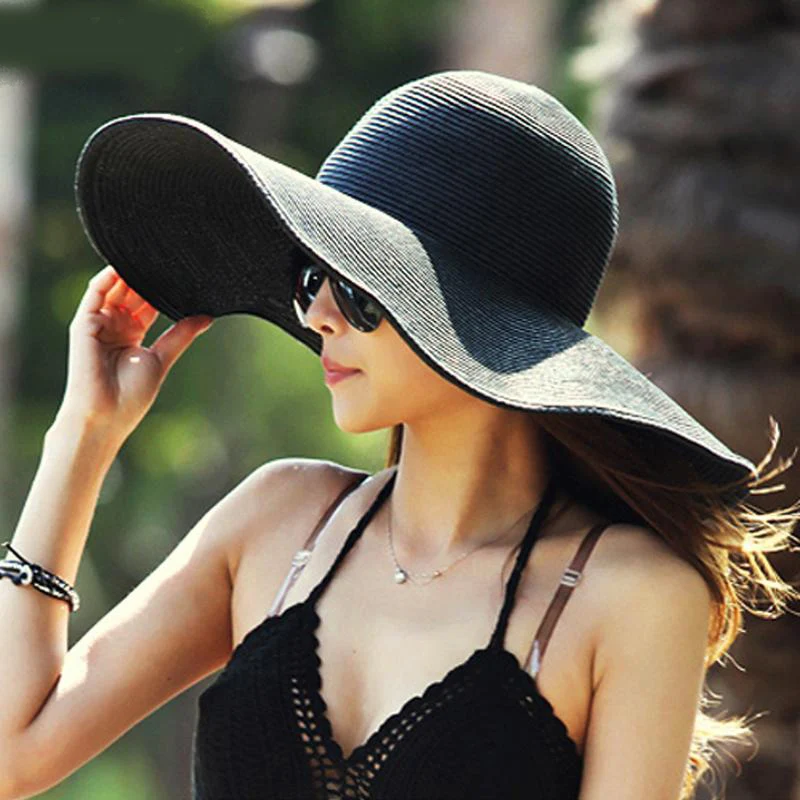 Straw Hat Cap|floppy beach hats 