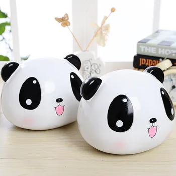 

Cartoon Large Panda Head Piggy Bank Fun Gifts Creativity Resin Crafts Ornaments Money Box Household Bedroom Desktops Decorations