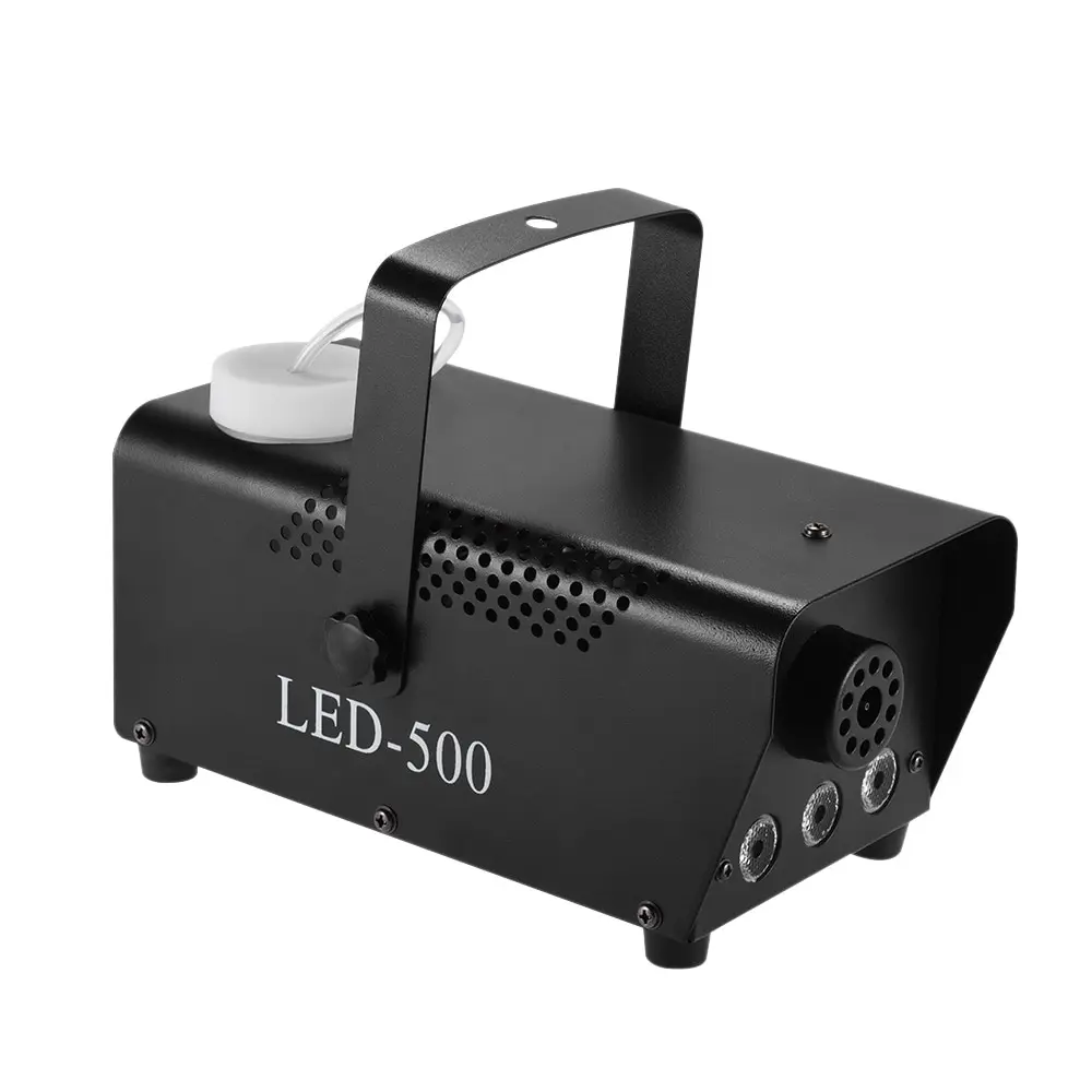 

400W Wireless Remote Contol Fogger Fog Smoke Machine with RGB Colorful LED Lights 12 Colors Selectable for Party Live Concert