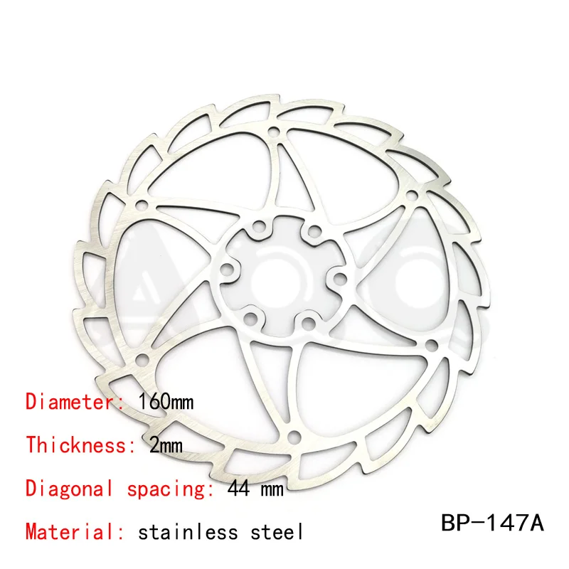 1 шт. Велосипедный тормозной диск 140 мм 160 мм G3 велосипедные тормоза для MTB велосипеда дисковый тормоз 6 болтов - Цвет: BP-147A