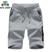 AFS JEEP брендовые высококачественные мужские хлопчатобумажные шорты летние пляжные шорты мужские большие размеры M-4XL бермуды Masculina Модные мужские укороченные шорты