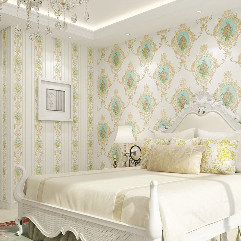 53cm X10m 3d Rural Floral Refined garden Wallpaper Wall Paper Papel De Parede Damask for Living Room Bedroom TV Sofa Background 53cm X10m 3d Rural Floral Refined garden Wallpaper Wall Paper Papel De Parede Damask for Living Room Bedroom TV Sofa Background