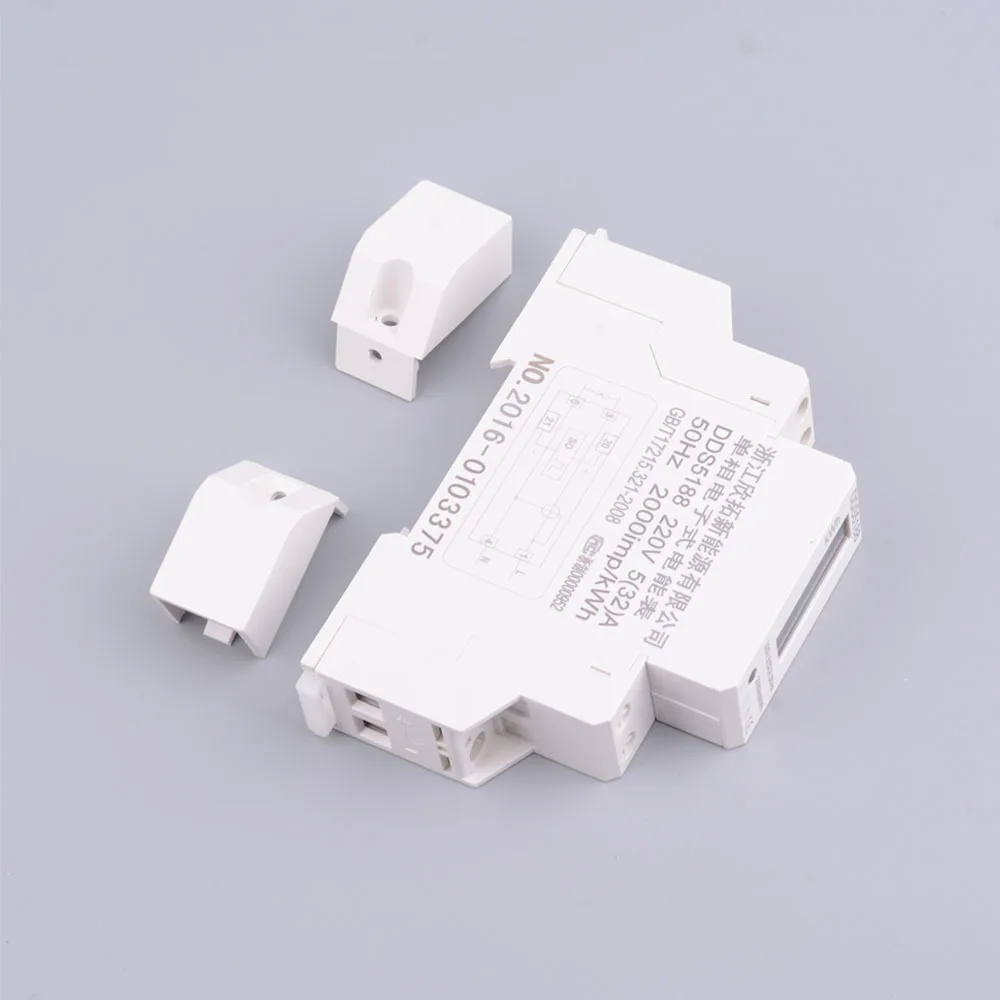 DDS5188 5(32) 230V 50HZ Single phase Din rail KWH Watt hour din-rail energy meter tester monitor checker 4