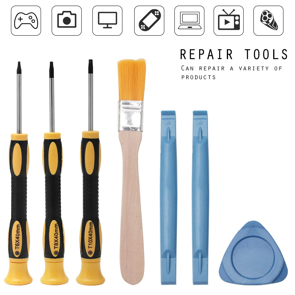 

7Pcs Mini Precision Screwdriver Set T6 T8 T10 Torx Screw Driver Mobile Phone Opening Repair Tools for Xbox One Xbox 360 PS3 PS4