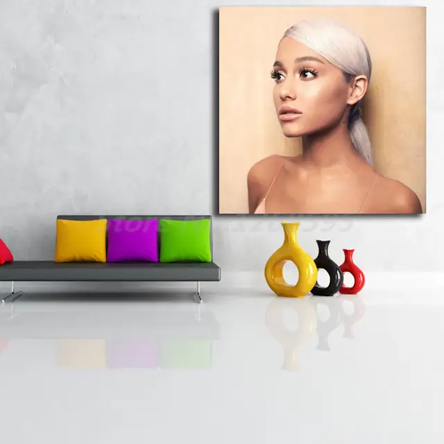 Us 564 6 Offariana Grande New Sweetener Albums Cover Hd Canvas Painting Print Living Room Home Decor Modern Wall Art Oil Painting Poster In