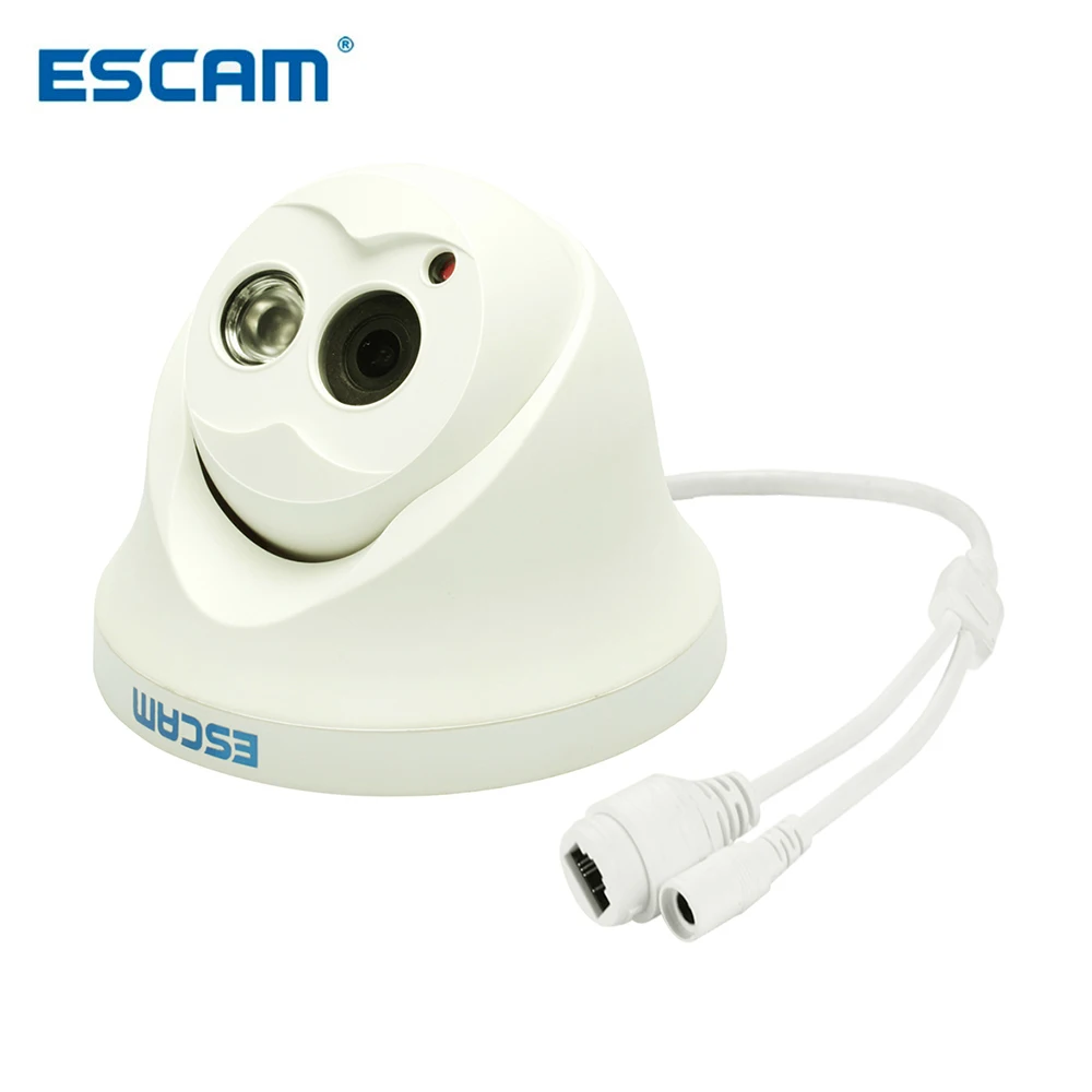 

ESCAM QD100 ONVIF 720P Infrared Night Vision Network Dome Camera P2P Mini Camera IR Security CCTV Camera Security Protection