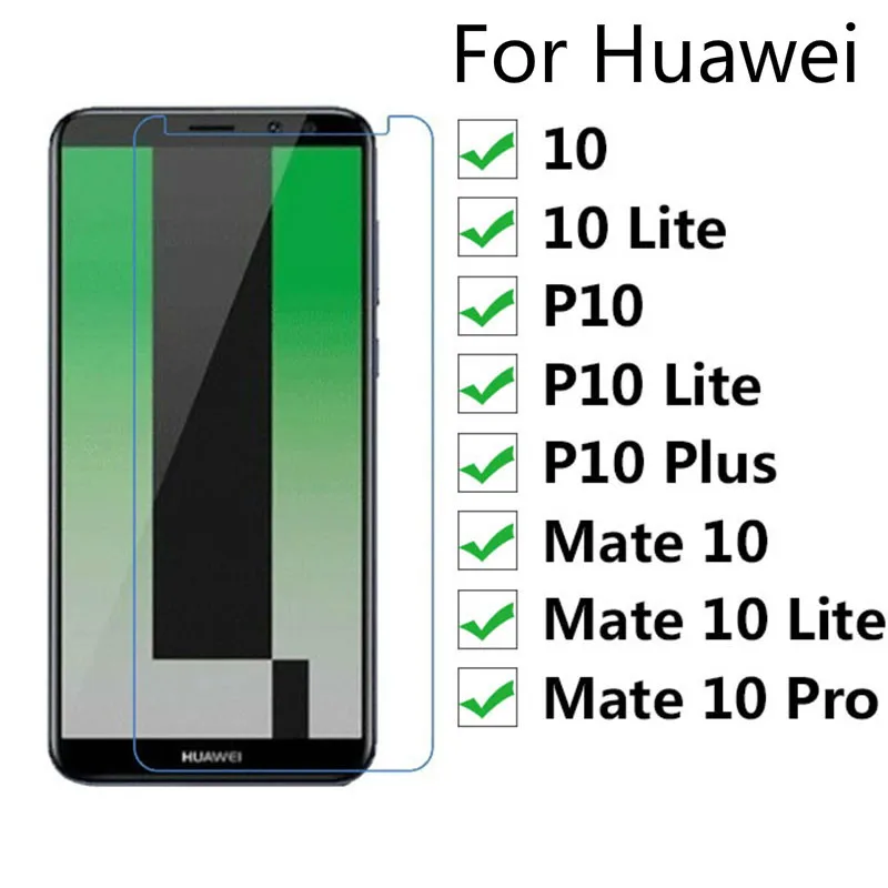 

Tempered Glass For Huawei Honor 10 Lite Pro P10 Plus Screen Protector for huawei Mate 10 lite Mate10 P10 lite Protective Glass