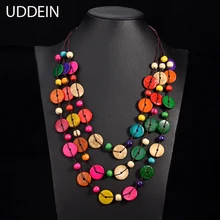 UDDEIN новейшие ювелирные изделия, винтажное длинное ожерелье и подвеска, модные аксессуары для одежды, богемное массивное ожерелье макси