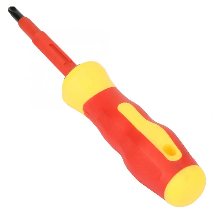 Tornavida электрик изоляционная ручка шлицевая/крестовая/звезда/U/Y отвертка и Магнитный Бит Набор parafusadeira
