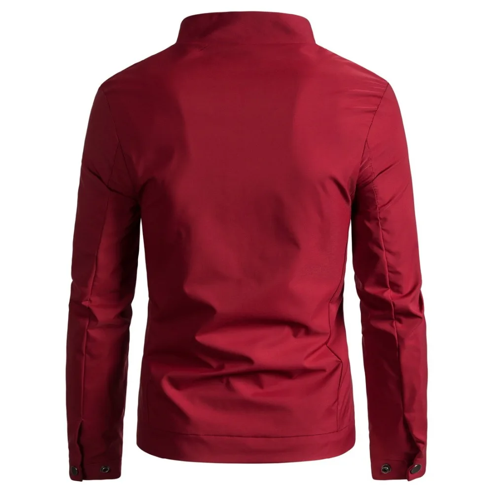 2018New Autumn Men's Jacket Casual Solid Fashion Slim Men Bomber Jacket Men's streetwear Jacket Men's windbreaker Jackets Coat 2018New Autumn Men's Jacket Casual Solid Fashion Slim Men Bomber Jacket Men's streetwear Jacket Men's windbreaker Jackets Coat