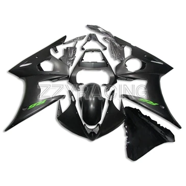 Инъекции Обтекатели для Yamaha R6S 2006-2009 2007 2008 заполнить панели комплект 06 07 08 09 ABS Пластиковые обтекатели корпусов черные чехлы - Цвет: As Photo Shown