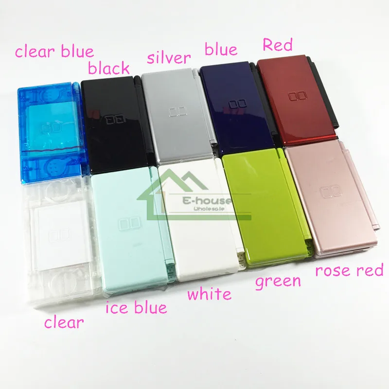 Pour Nintendo Ds Lite Pour Ndsl Boitier Transparent Couleur De La Coque Ensemble Complet De Remplacement De Haute Qualite Aliexpress