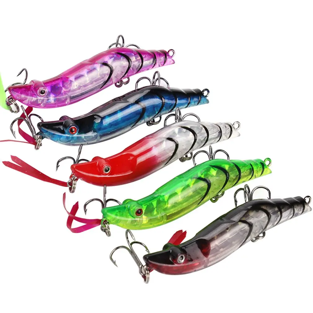  Hard Bait Shrimp Built-In Lead Block Full Swimming Layer Simulation Package Lead Shrimp Fake Bait S