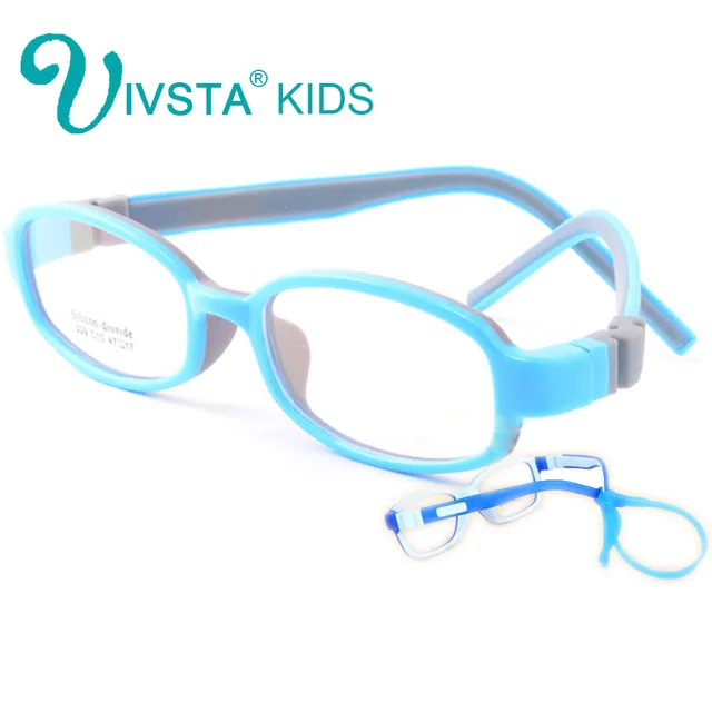 US $14.98 IVSTA 509 Silicone Kids Eyewear Sports Holder TR90 Children Glasses retainer strap optical frame bo