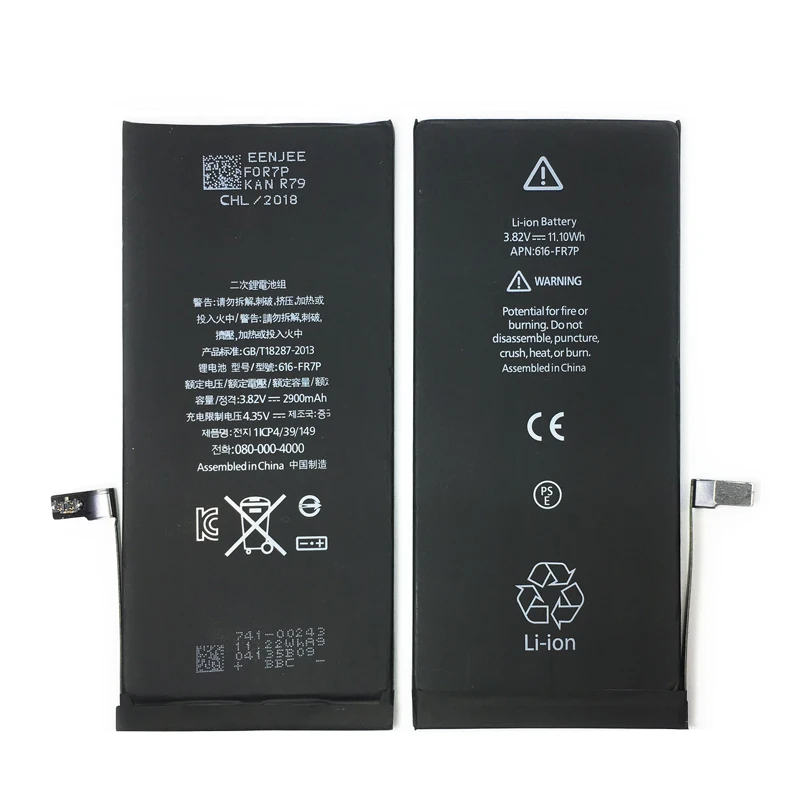 FGHGF IC 10 шт. батарея для Apple iPhone 7 Plus смартфон мобильный телефон Замена Ремонт Часть защитная доска OEM