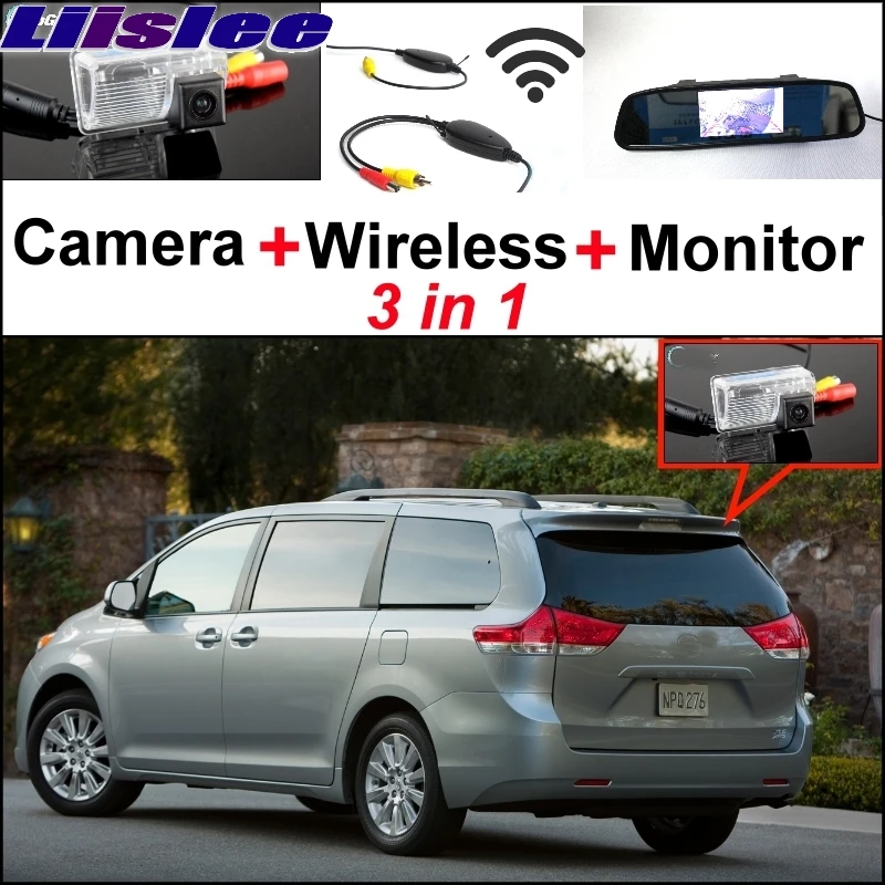 Liislee For TOYOTA ist Urban Cruiser 3 in1 Special Rear View Camera Wireless Receiver + Mirror Monitor Easy Back Parking System