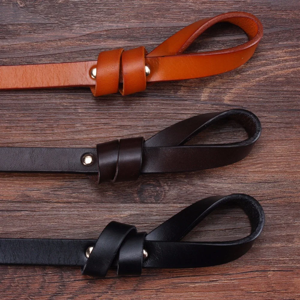 

Hongmioo 2017 New Styles Designer Women Belt Women Leather Belts Without Buckles Suitable For Women Dress,Accessories