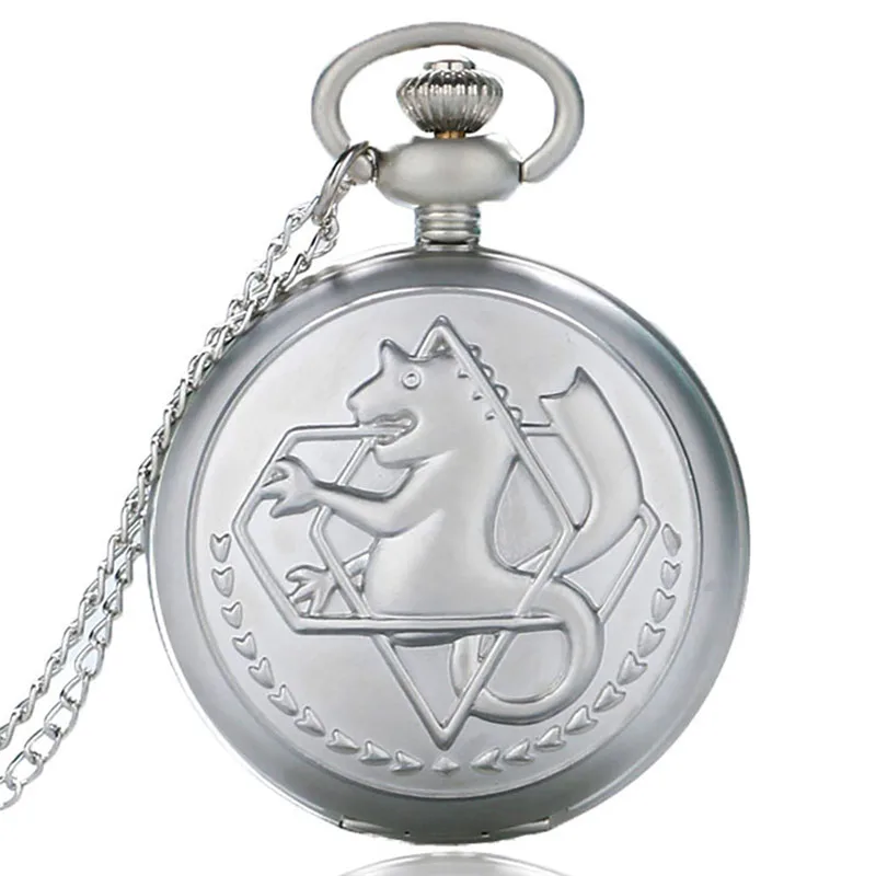 Металлические Алхимик скучная польская тема карманные часы Кварцевые брелок кулон часы подарки стимпанк карманные часы на цепочке для мужчин - Цвет: necklace chain