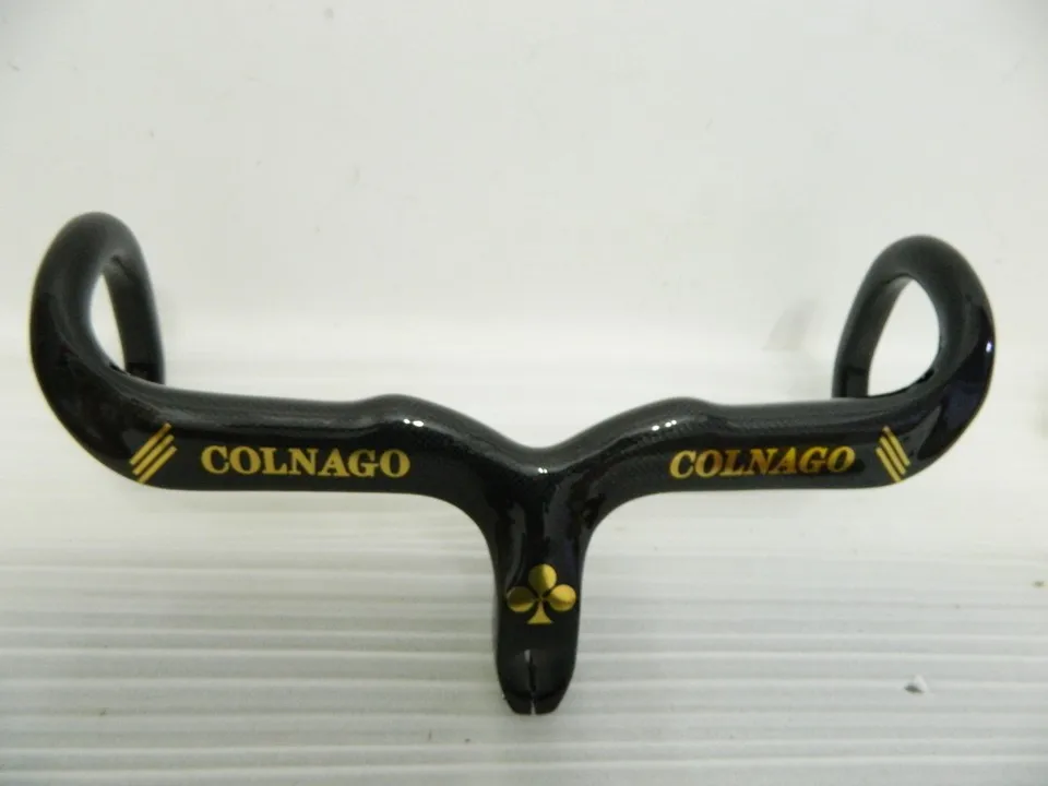 Глянцевый матовый руль Colnago c59 c60 c64, полностью углеродный руль для шоссейного велосипеда, углеродный руль для велосипеда, черная, красная, белая, золотая