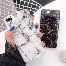 

Marble soft shell all-inclusive mobile phone protective case black for iphone8/7