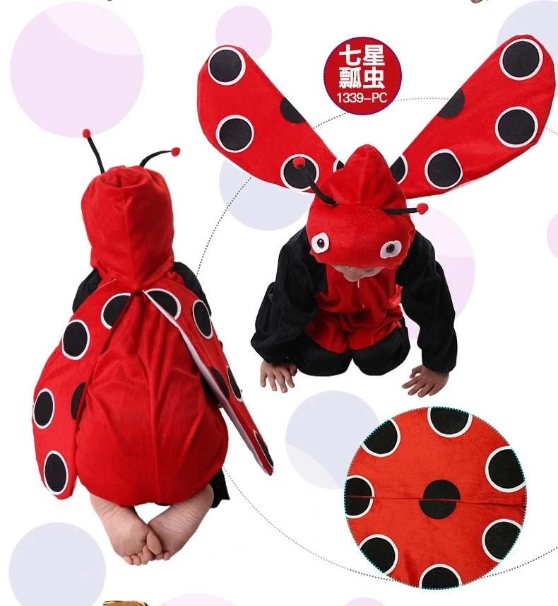 Funny Kids Animal Stage Prestaties Kostuum Lieveheersbeestje