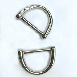 Легирующих D кольцо, Никель покрытием D пряжки 60 шт./лот
