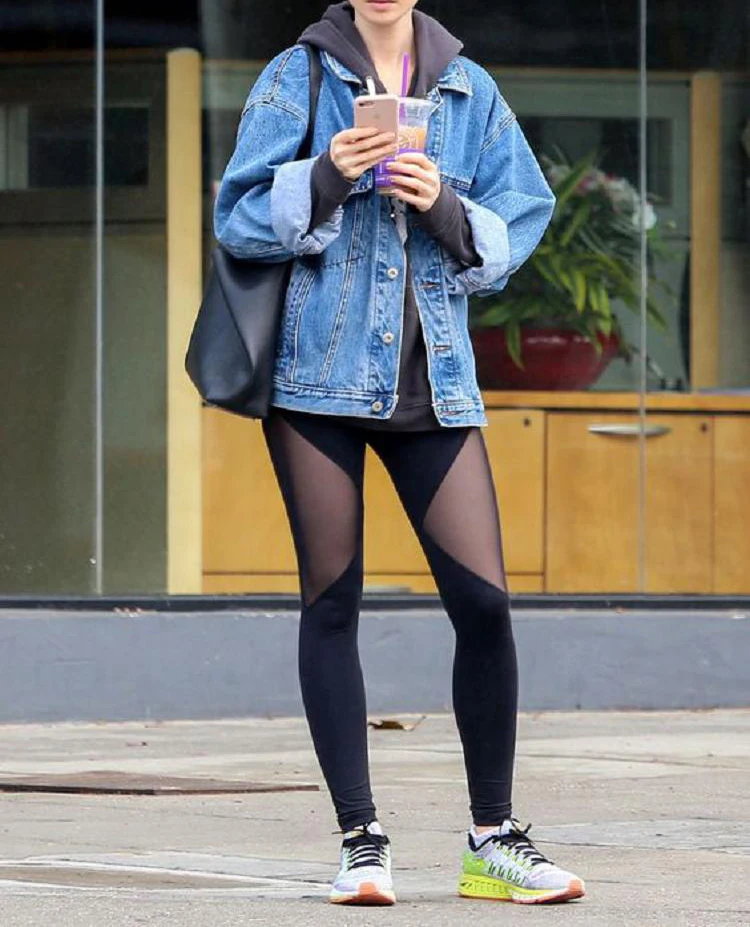Sports Leggings Mesh Yoga Pants Sport Running Yoga Leggings Gym Pants Fitness Sexy Tights Trousers For Women Pants Jogging Femme           