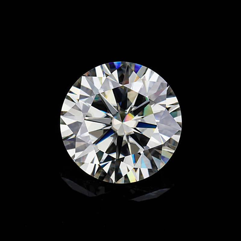 

IJ Color 3.0mm 0.1 Carat Round Brilliant Cut Loose Moissanites Stone for Jewelry Making