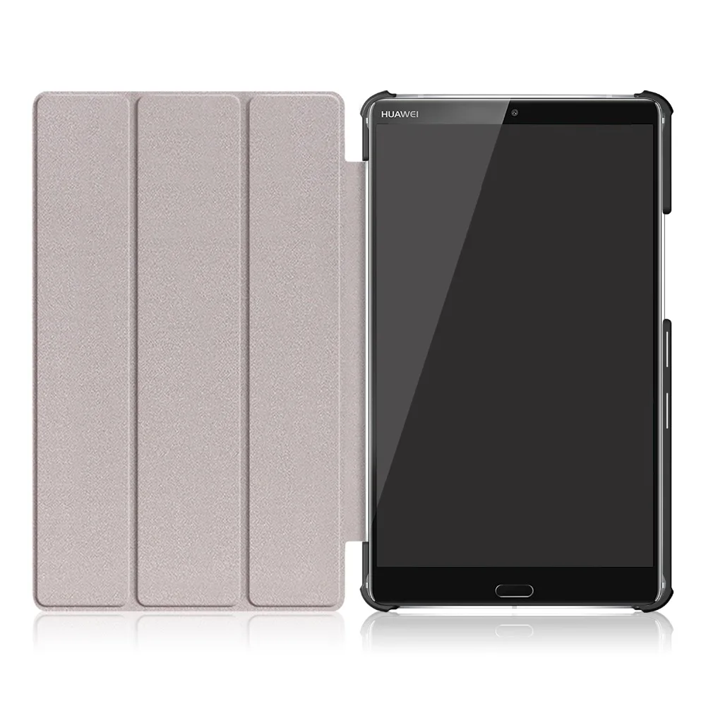 Чехол Kemile для Huawei M5 Lite 8 4 складной кожаный чехол с функцией автоматического сна и