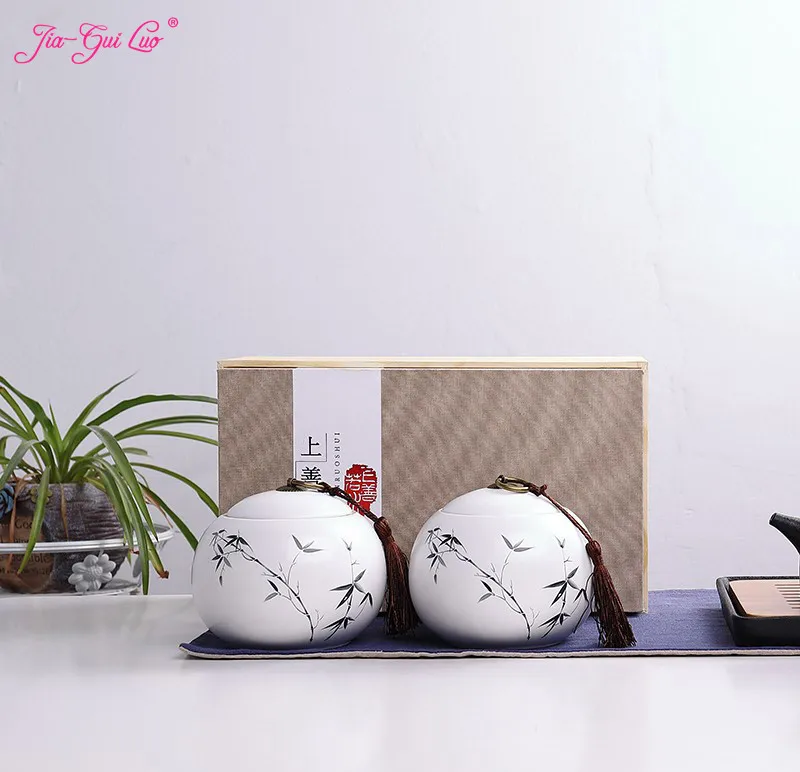 

China Ceramic Tea Boxes Carefully designed landscapes in China include dried fruits and rare herbs, moisture-proof, waterproof
