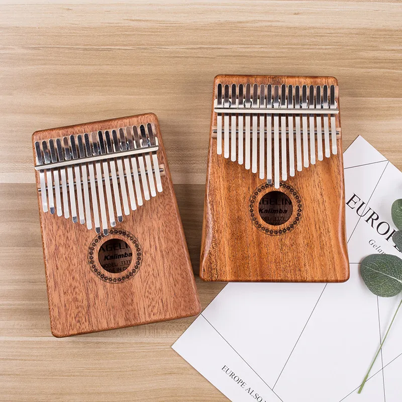 

MW17 Key K17M Kalimba 17 African Thumb Piano Finger Percussion Keyboard Music Instruments Kids Marimba Wood