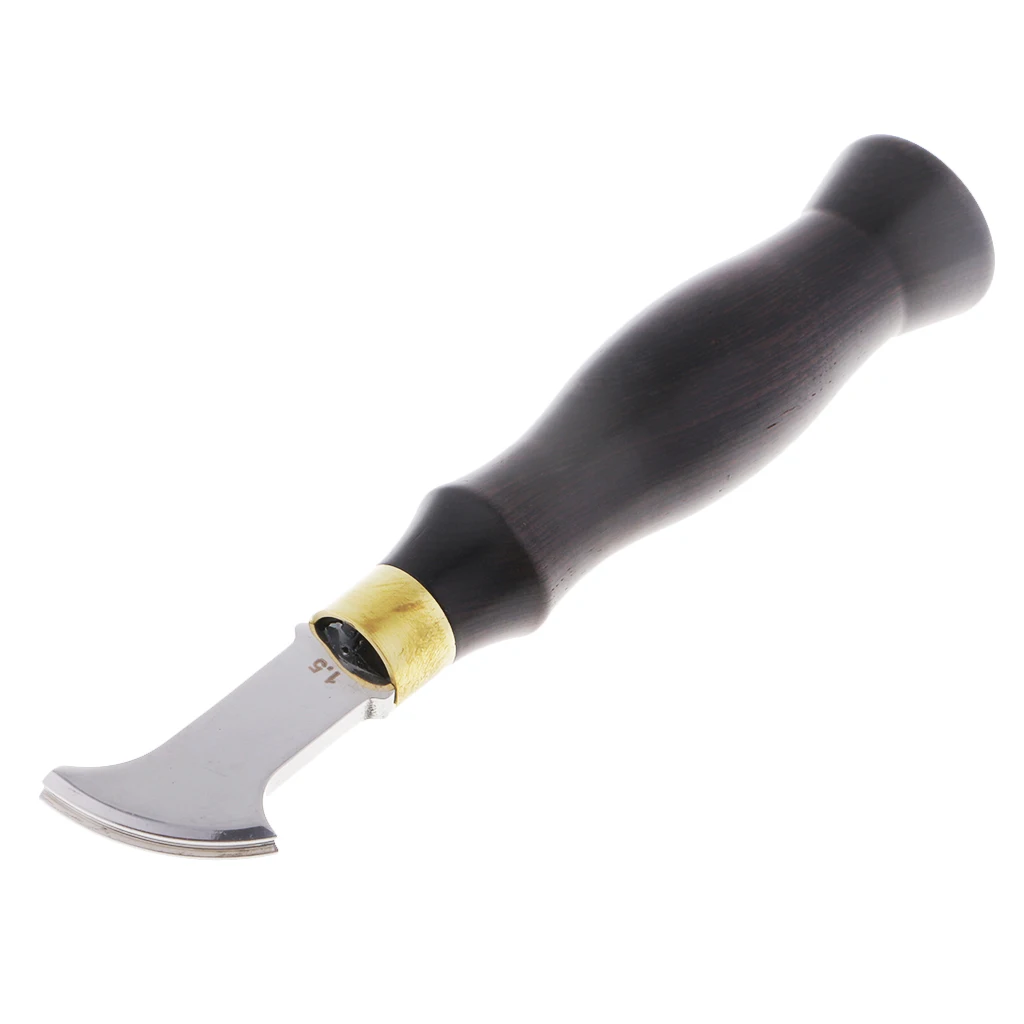 DIY Leather Craft Edge Creaser Stainless Steel Ebony Edge Marking Decorate Tool