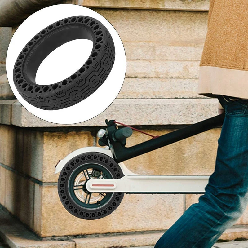 Comprar 2 uds 8,5 pulgadas Anti explosión neumáticos sólidos para Xiaomi Mijia M365 Scooter Eléctrico rueda accesorio de repuesto
