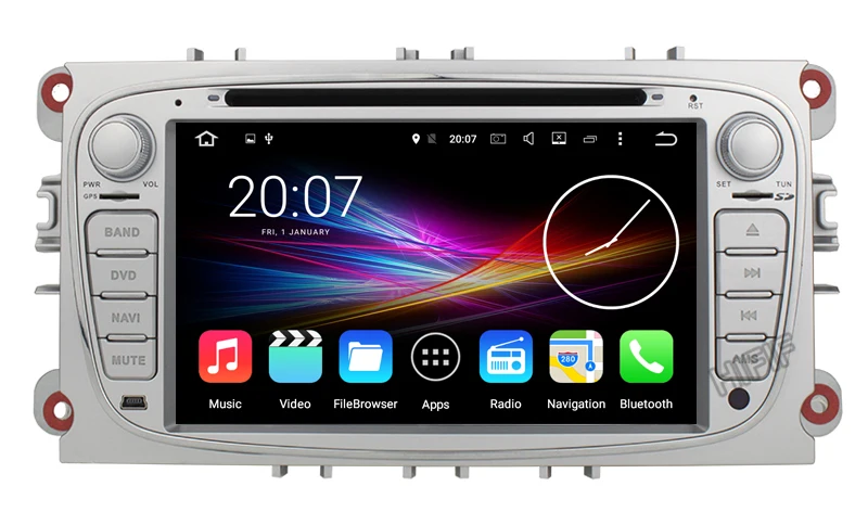 Top HIFIF Android 6.0.1 Fast Boot Car DVD Multimedia Player For Ford Focus Mondeo 2G RAM/32G ROM/8Core/2Din Autoradio HD Capacitive 12