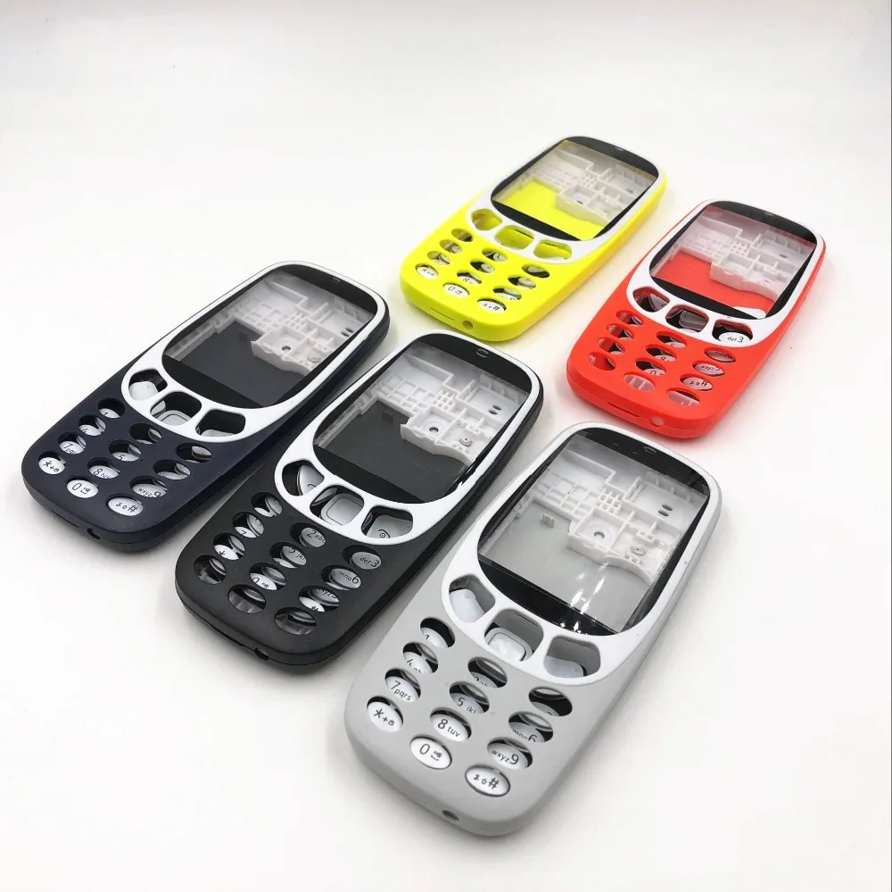 RTBESTOYZ полный корпус для Nokia 3310 лицевая рамка крышка батареи чехол с клавиатурой