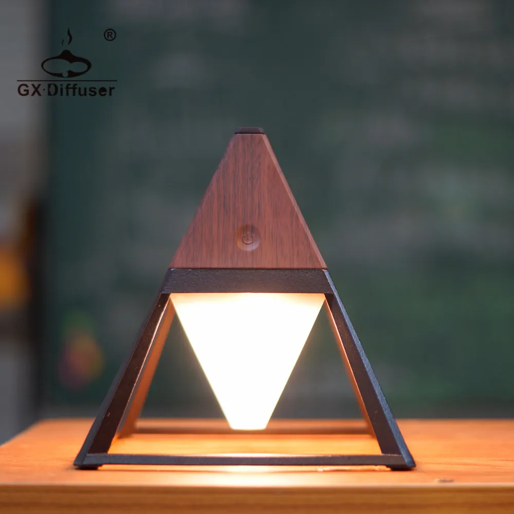 Настольная лампа GX. Diffuser заряжаемая ночник портативная с регулируемой яркостью