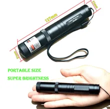 1 Unid JD 851 Verde Militar Lápiz Puntero Láser de Alta Potencia Puntero Láser de Haz Con Casquillo de la Estrella