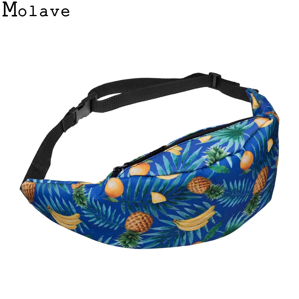

2017 New Fashion Unisex Printing Cool Casual Waist Bag Pack Morden Outside Phone Travel Handy Fanny Functional Waist Pack Jan20