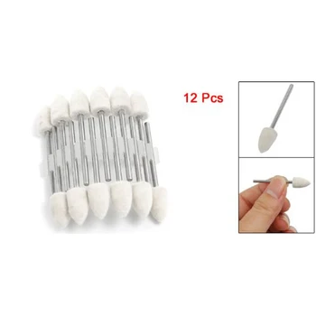 

Mandrel Mounted White Conical Felt Bob Polishing Tool
