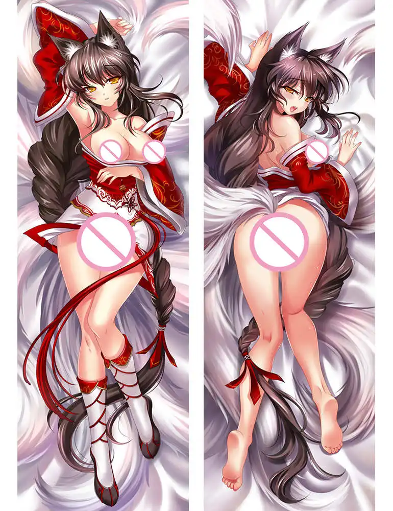 Популярная игра аниме персонажи сексуальная девушка ahri & Sona Buvelle наволочка для