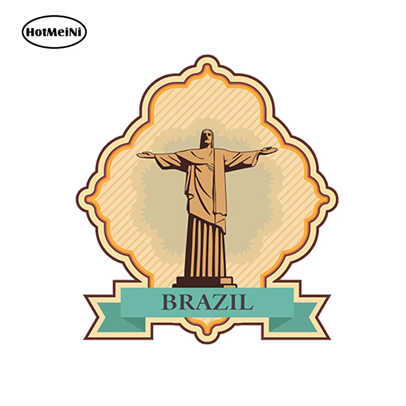 

HotMeiNi Car Styling Car Sticker Brazil Rustic Sticker Car Bike iPad Laptop Decal Travel Luggage Gift Waterproof 13cm x 13cm
